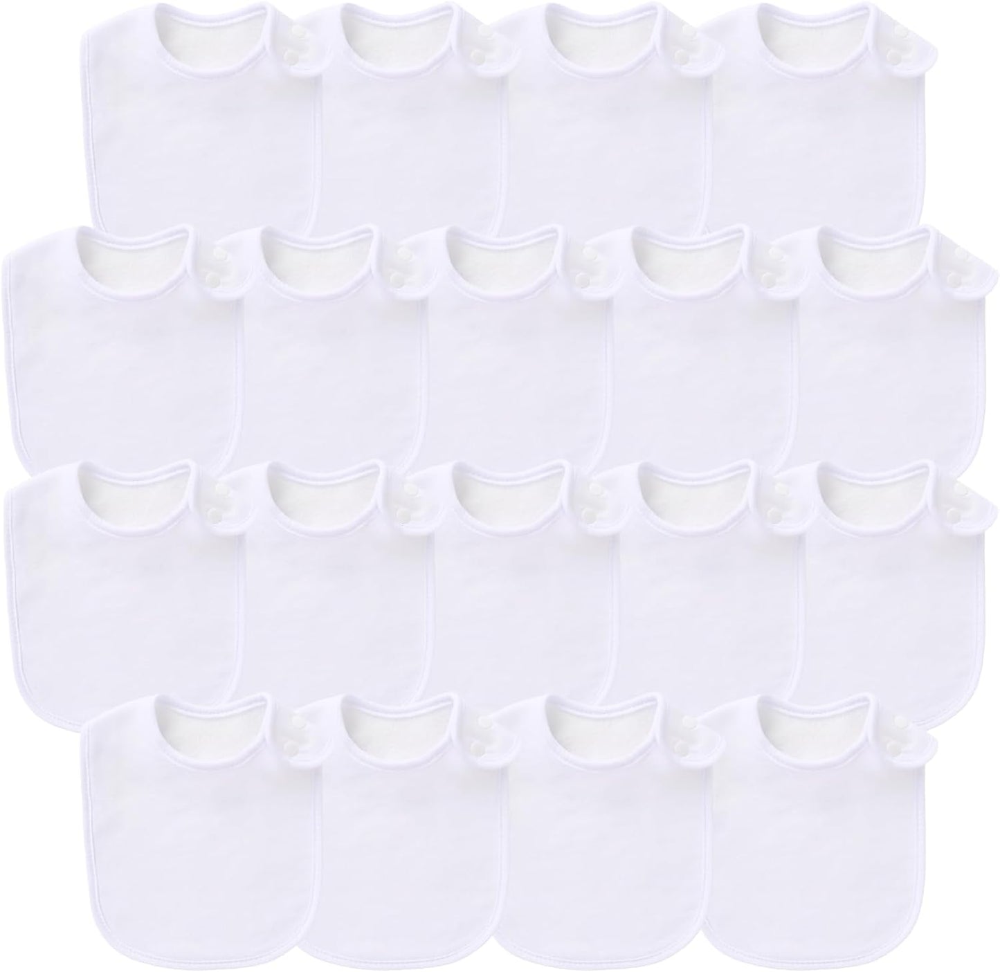 Baby Bibs Soft and Absorbent Organic Cotton Bandana Drool Bibs Set for Boys Girls Newborn 0-36 Months