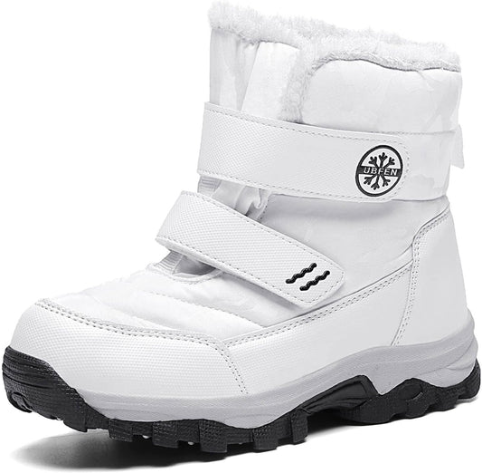 Kids Snow Boots Boys Winter Warm Waterproof Outdoor Slip Resistant Cold Weather Shoes (Toddler/Little Kid/Big Kid)