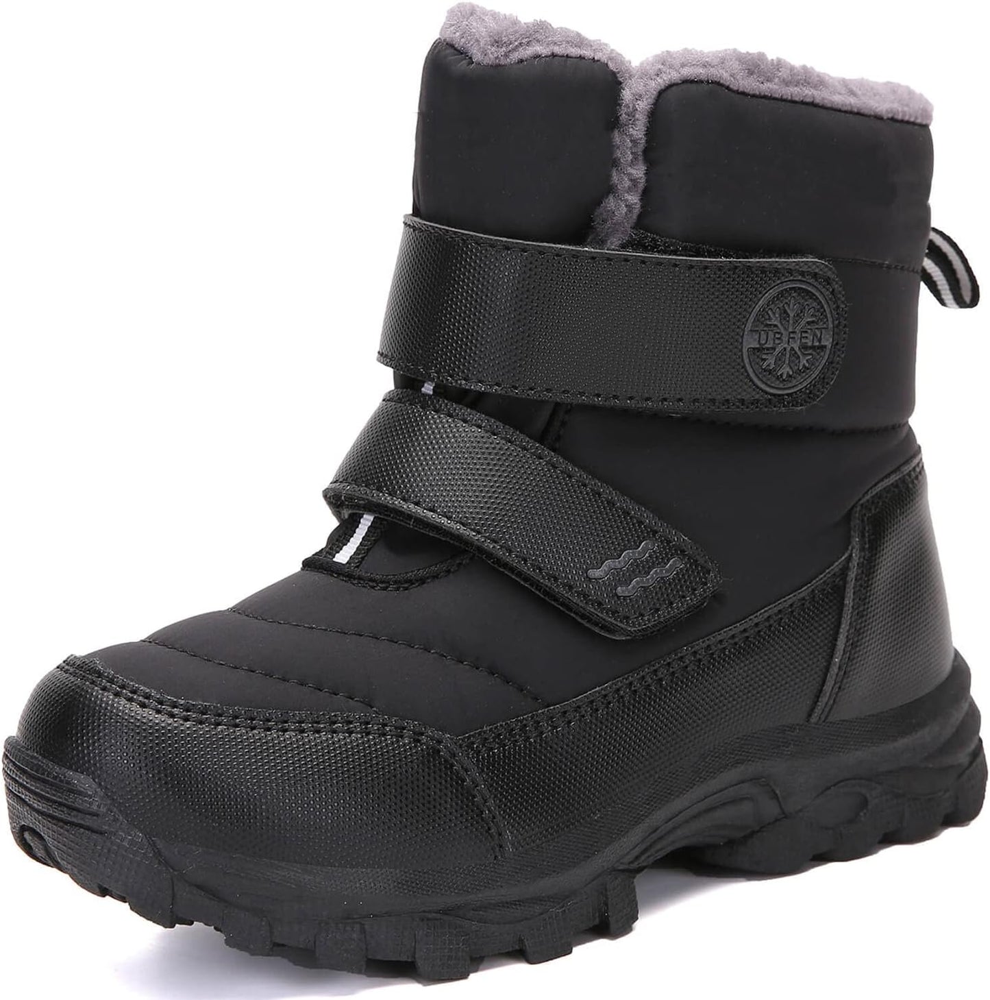 Kids Snow Boots Boys Winter Warm Waterproof Outdoor Slip Resistant Cold Weather Shoes (Toddler/Little Kid/Big Kid)