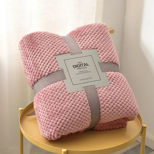 Baby Soft Fleece Thick Quilt Swaddle Blanket