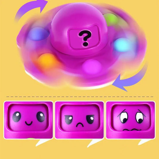 Octopus Finger Toy Spinner Expressions Push Press Bubble Sensory