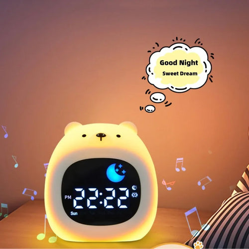 Kids Puppy-Shape Toddler Sleep Training Clock
