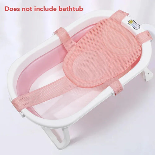 Baby Bath Seat Support Mat Foldable Bath Tub Pad & Chair
