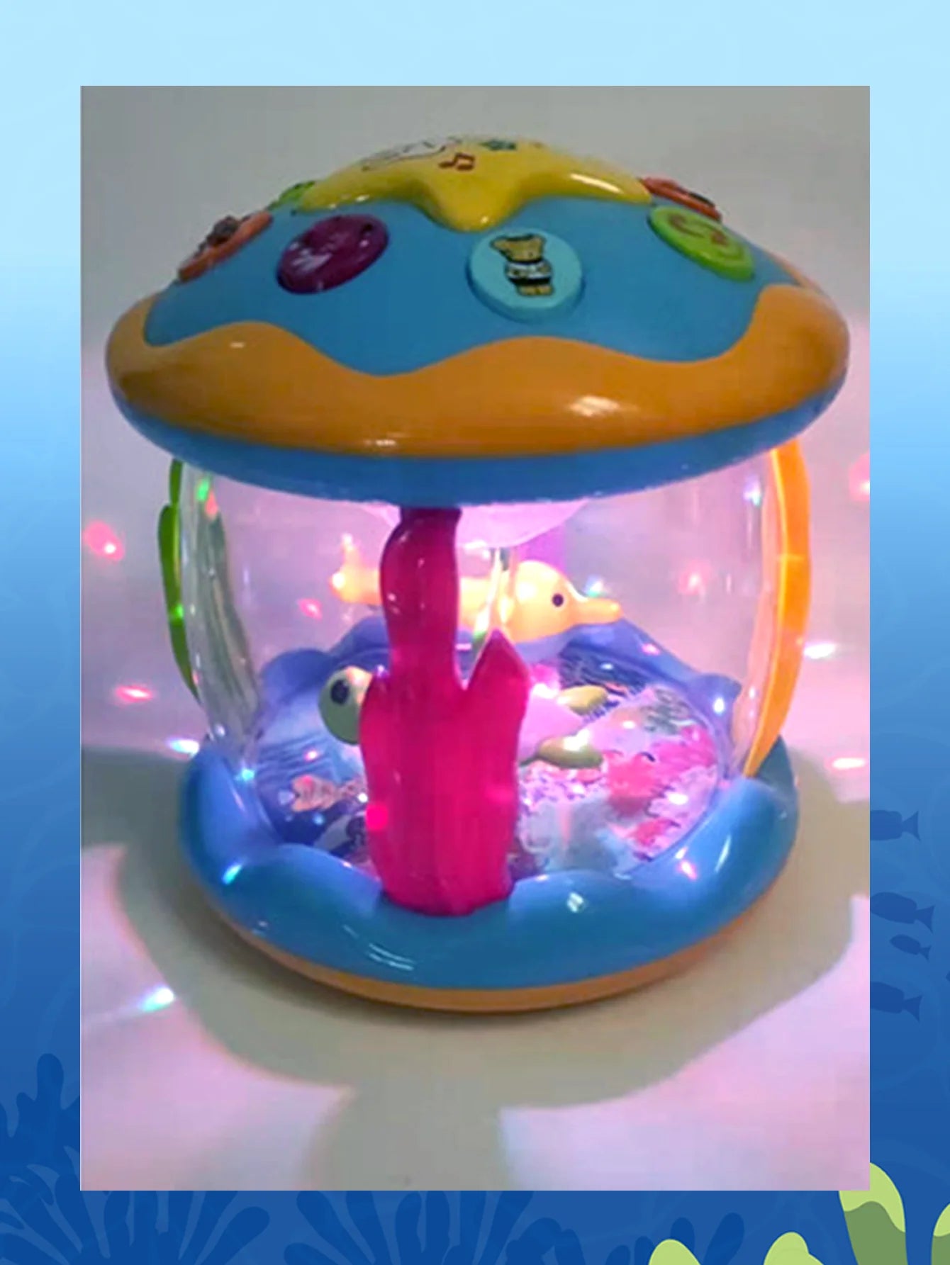 Ocean Projector Luminous Music Baby Toys for 12-18 Months