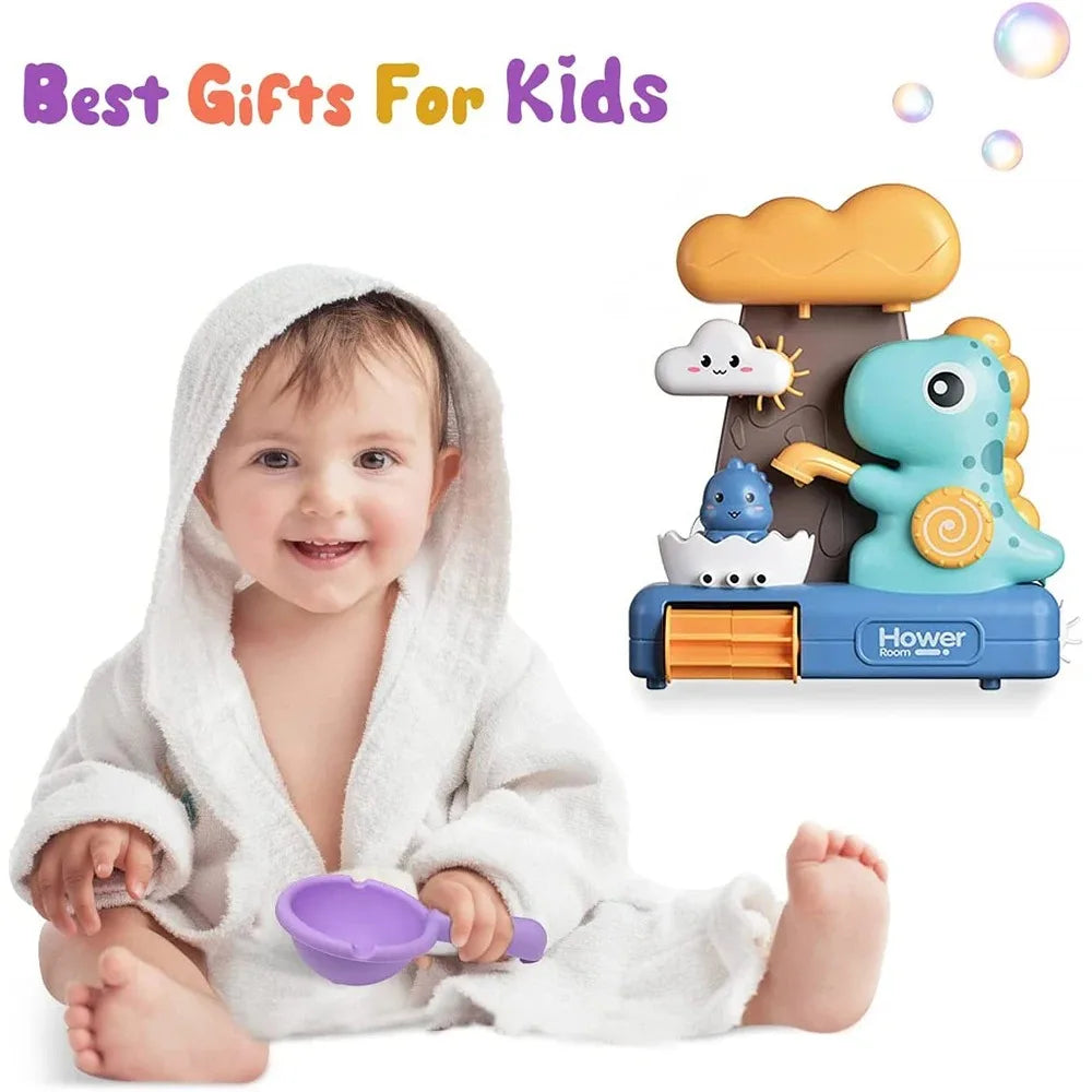 Toddler Bath Toy Baby Sprayer with Fun Dinosaur Design