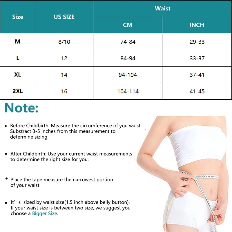 Postpartum Girdle C-Section Recovery Belt Back Support Belly Wrap