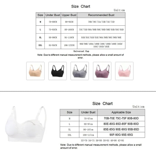 3PC/lot Breastfeeding Maternity Nursing Cotton Bras