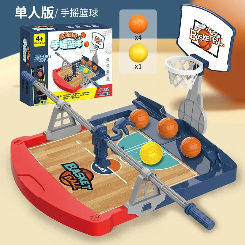 Mini Catapult Fingertip Basketball Toys Portable Party Goal Game