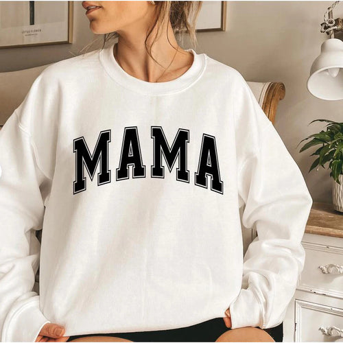 Mama Varsity Sweatshirt Hoodie Super Mom