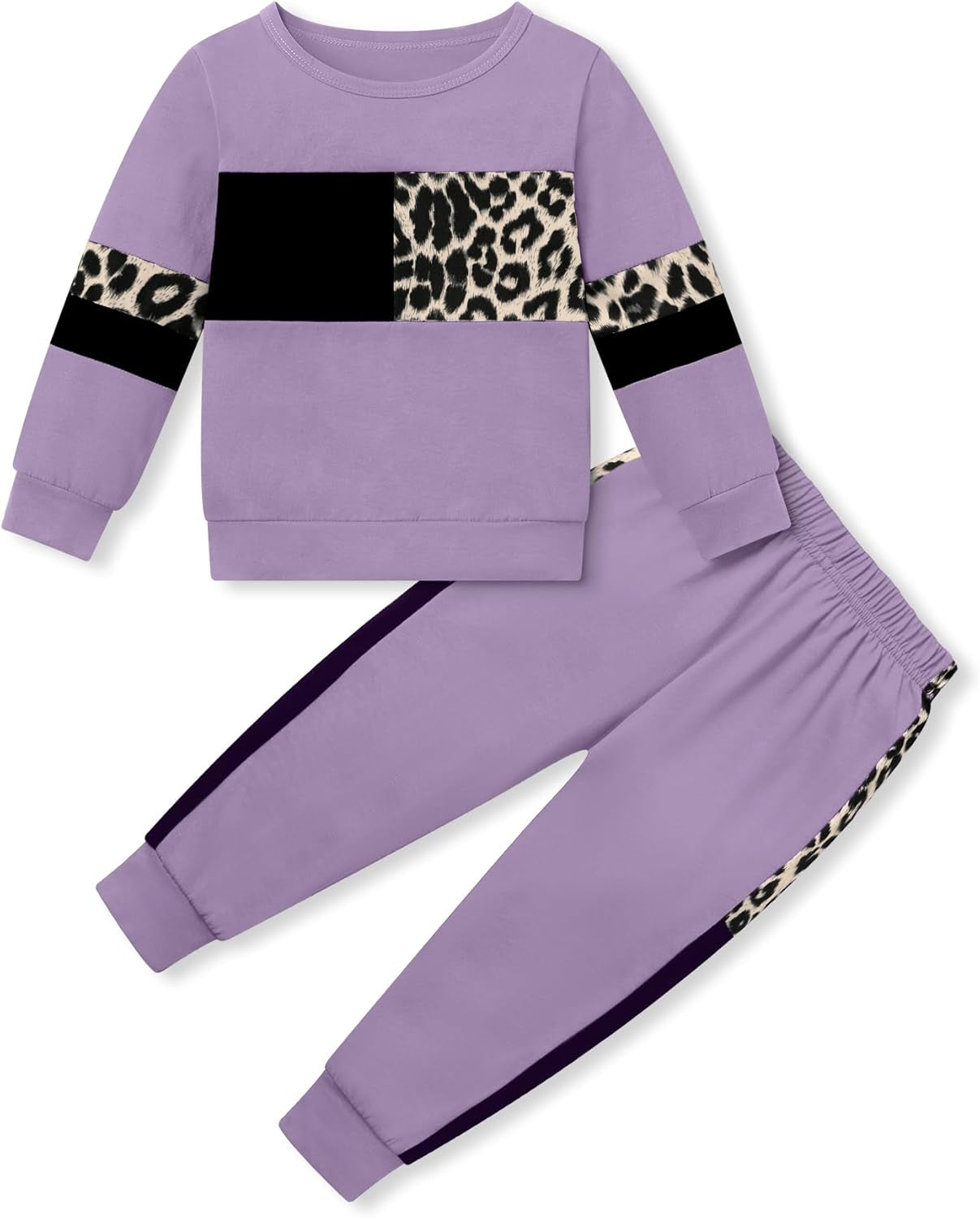 2Pcs Autumn Long Sleeve Clothes Outfits Toddler Girl 12M-7Y