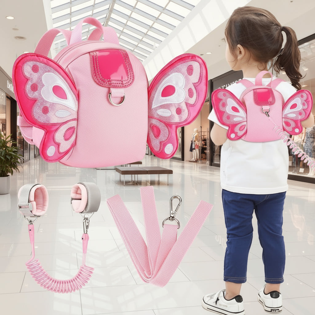  Cute Dinosaur Harnesses with Kids anti Lost Wrist Link,  Wristband Tether Strap and Protection Leashes