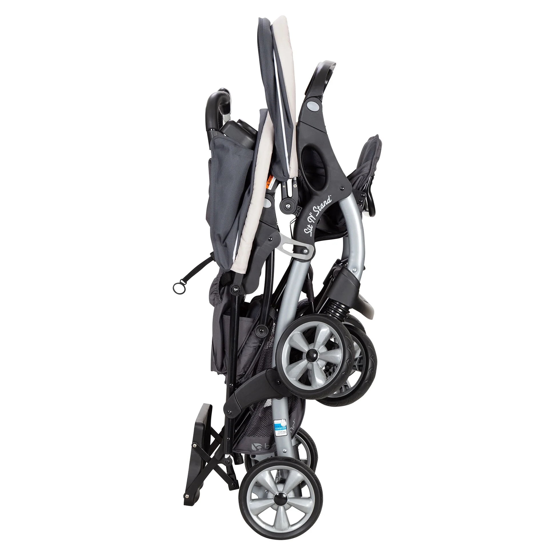 Sit N Stand Travel Double Baby Stroller and Car Seat Combo