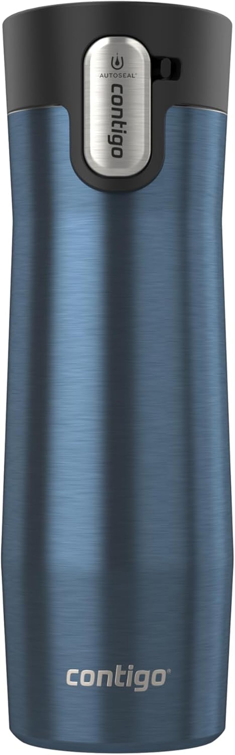 Loop Vacuum-Insulated Grapevine & Stainless Steel Travel Mugs with Easy-Clean Lid