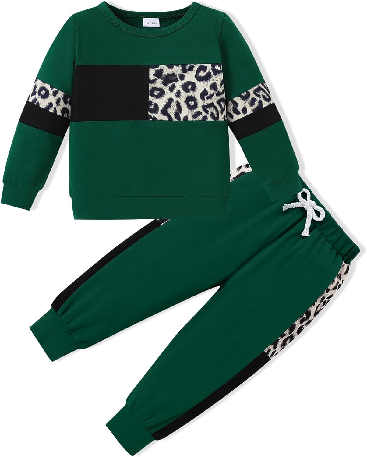 2Pcs Autumn Long Sleeve Clothes Outfits Toddler Girl 12M-7Y