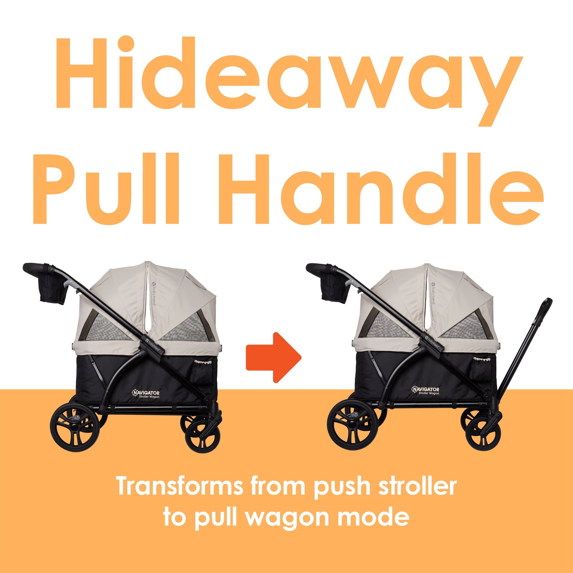 Navigator 2-In-1 Stroller Wagon - Desert Tan