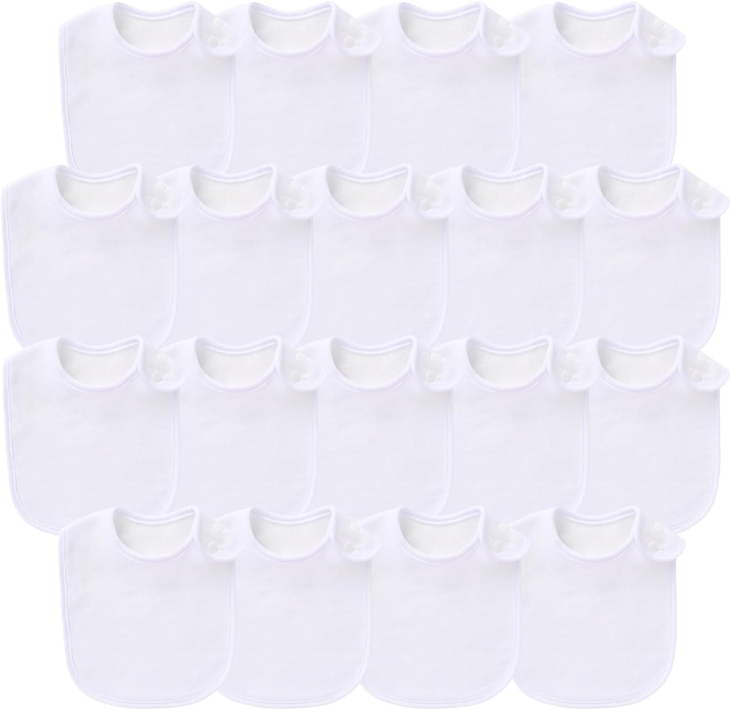 Baby Bibs Soft and Absorbent Organic Cotton Bandana Drool Bibs Set for Boys Girls Newborn 0-36 Months