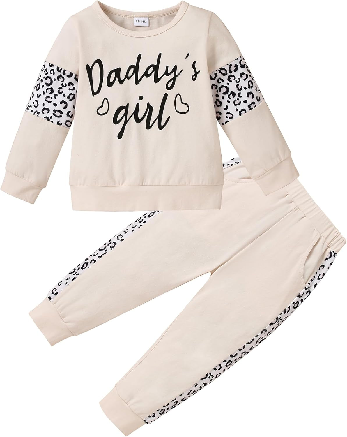 2Pcs Autumn Long Sleeve Clothes Outfits Toddler Girl 12M-7Y