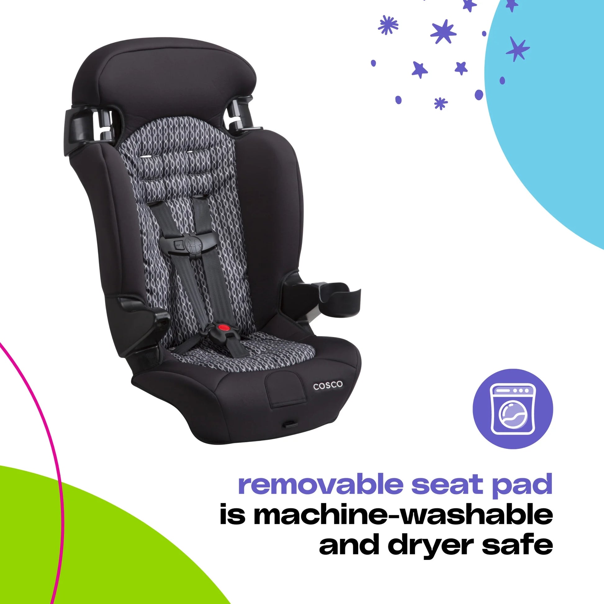 Finale 2-In-1 Toddler Booster Car Seat, Fiberwave II