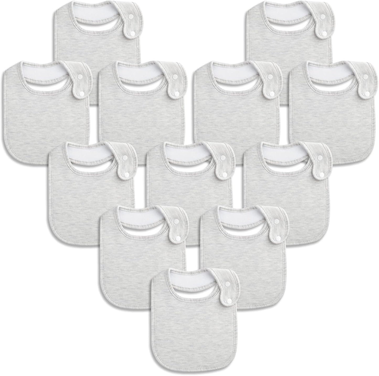 Baby Bibs Soft and Absorbent Organic Cotton Bandana Drool Bibs Set for Boys Girls Newborn 0-36 Months