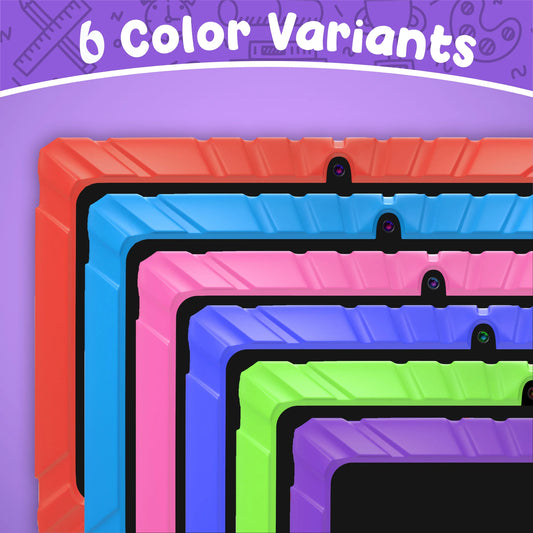 7" Kids Tablet, Ages 3-7,  Academy Preloaded, Kid-Proof Case, Android Tablet, Parental Controls, 32GB