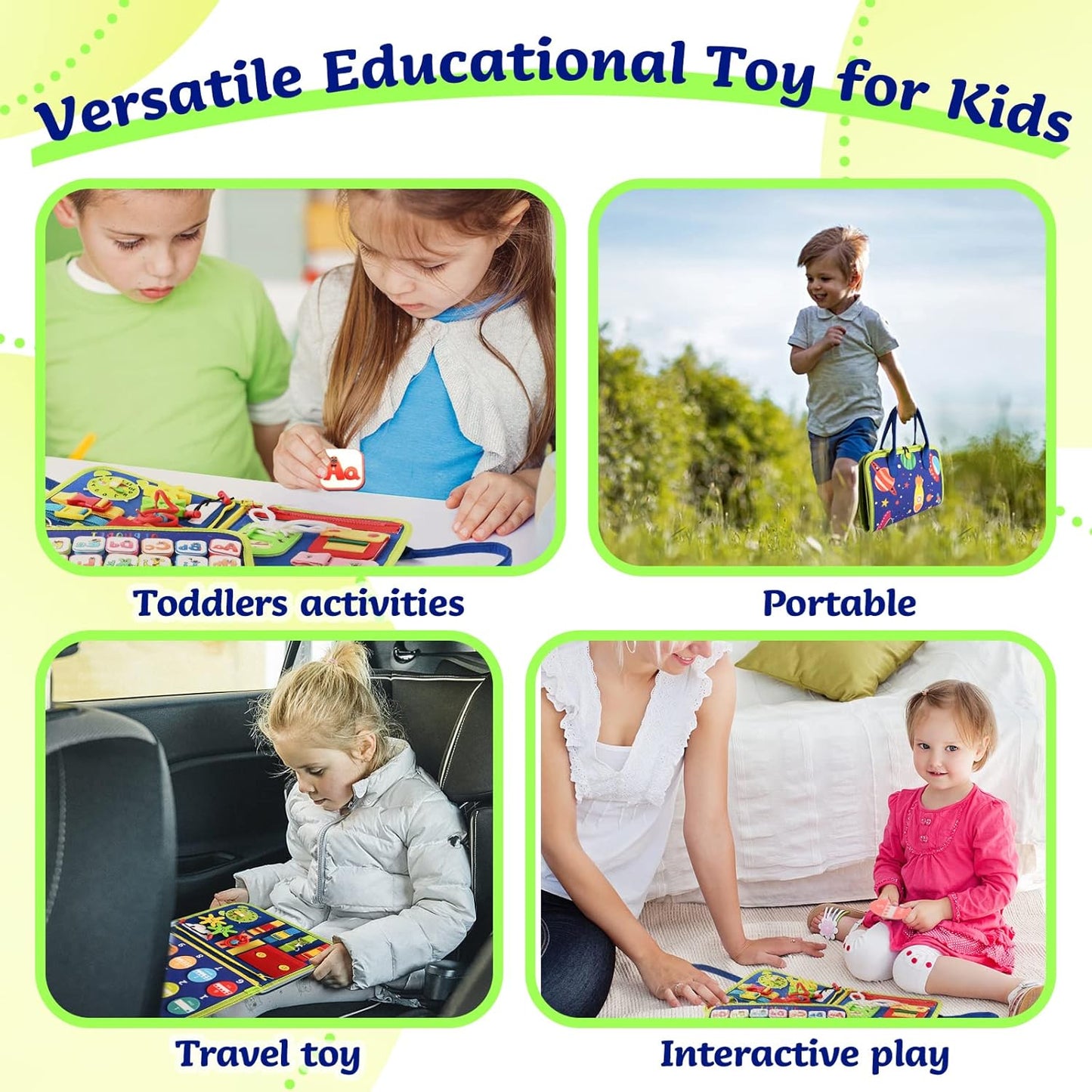 3-5 Year Old Toddler Learning Toy | Fine Motor Skills Development | Montessori Sensory Playset 