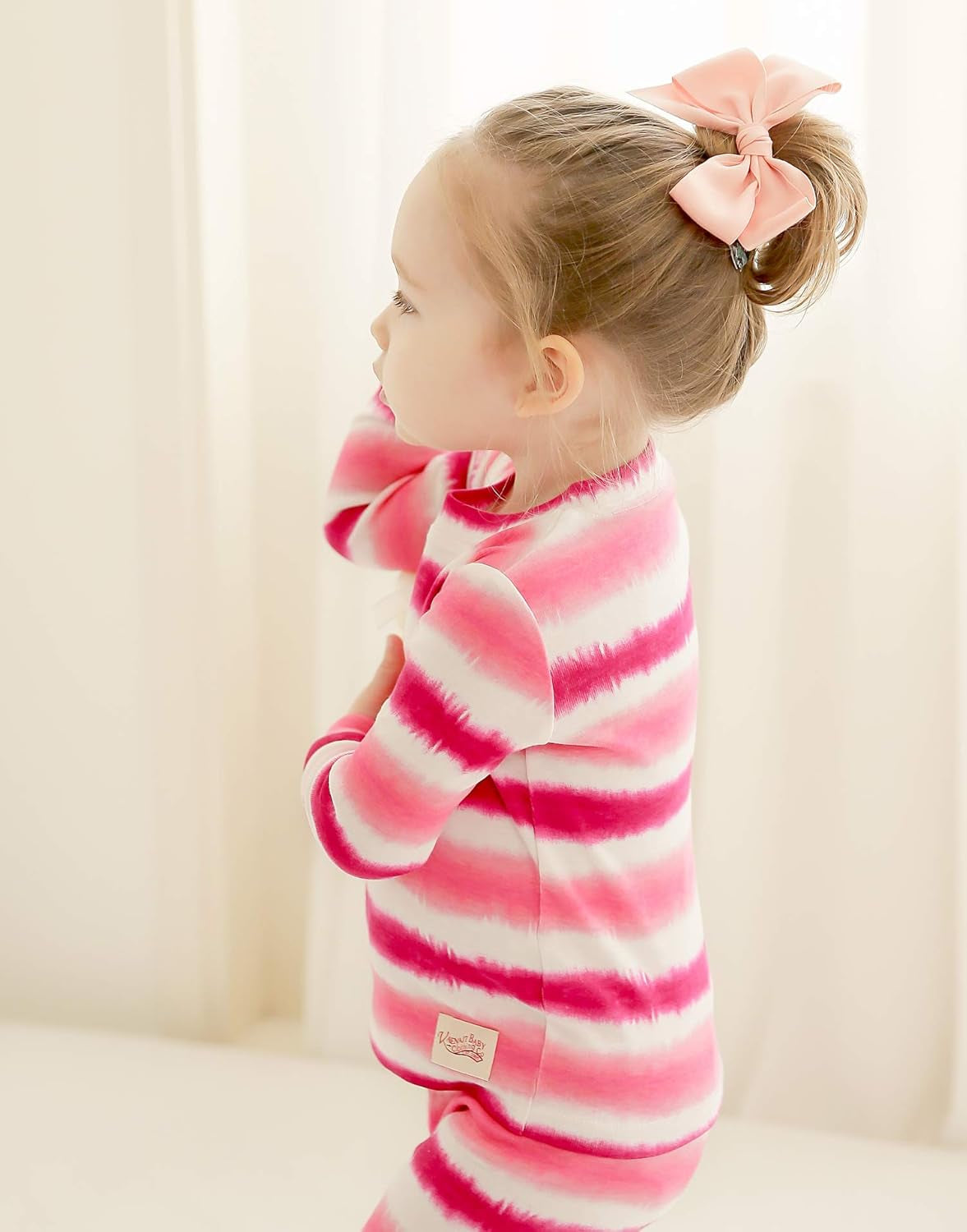 12M-12Y Toddler Kids Boys Girls 100% Cotton Marbling Tie-dye Sung Fit Sleepwear Pajamas 2Pcs Pjs Set