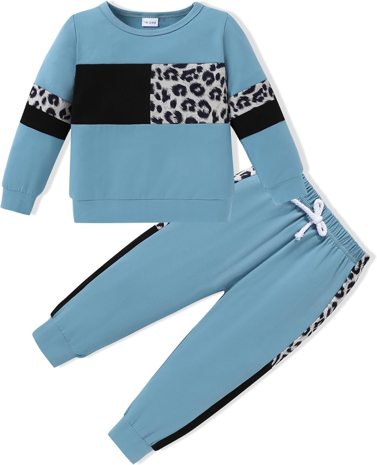 2Pcs Autumn Long Sleeve Clothes Outfits Toddler Girl 12M-7Y