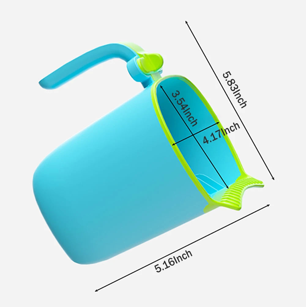 Baby Bath Rinse Cup Newborn Baby Shower Spoons Child Washing Hair Cup