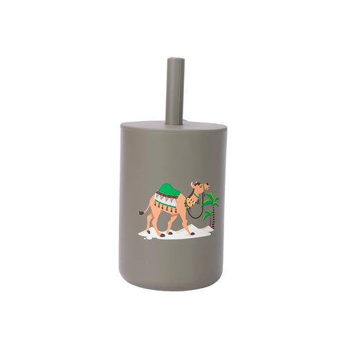 Silicone Training Cup and Straw for Children