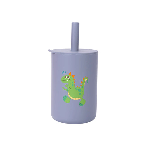 Silicone Training Cup and Straw for Children