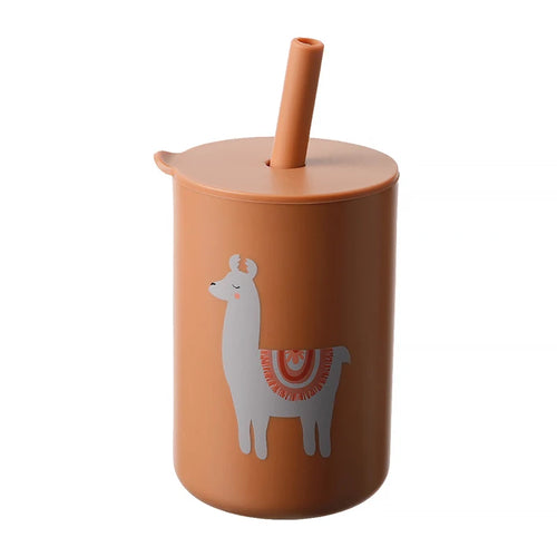 Silicone Training Cup and Straw for Children