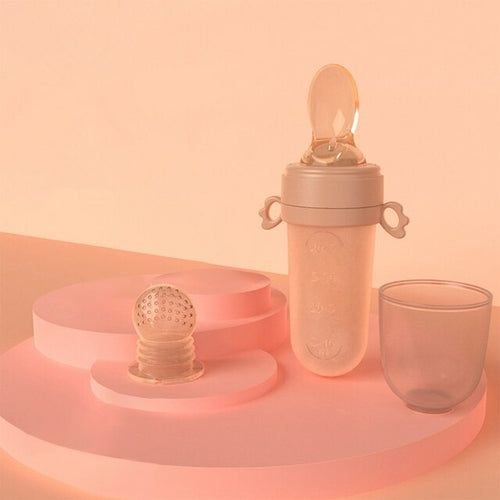 Bottle Squeeze Spoon Silicone Feeder - Baby