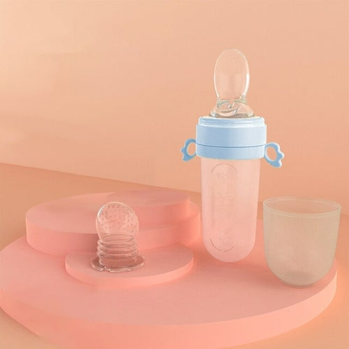 Bottle Squeeze Spoon Silicone Feeder - Baby