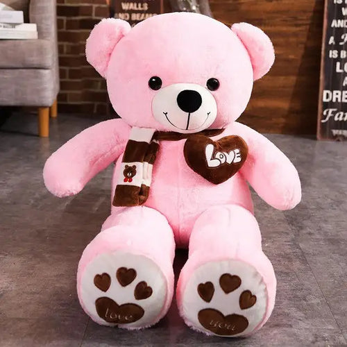 High Quality 4 Colors With Scarf Stuffed Animals Bear Plush