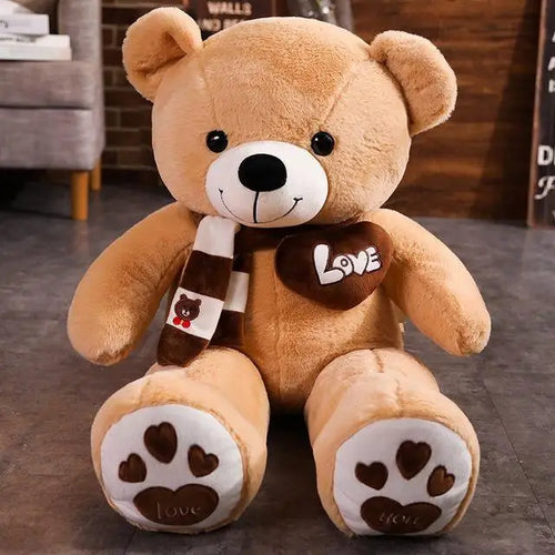 High Quality 4 Colors With Scarf Stuffed Animals Bear Plush