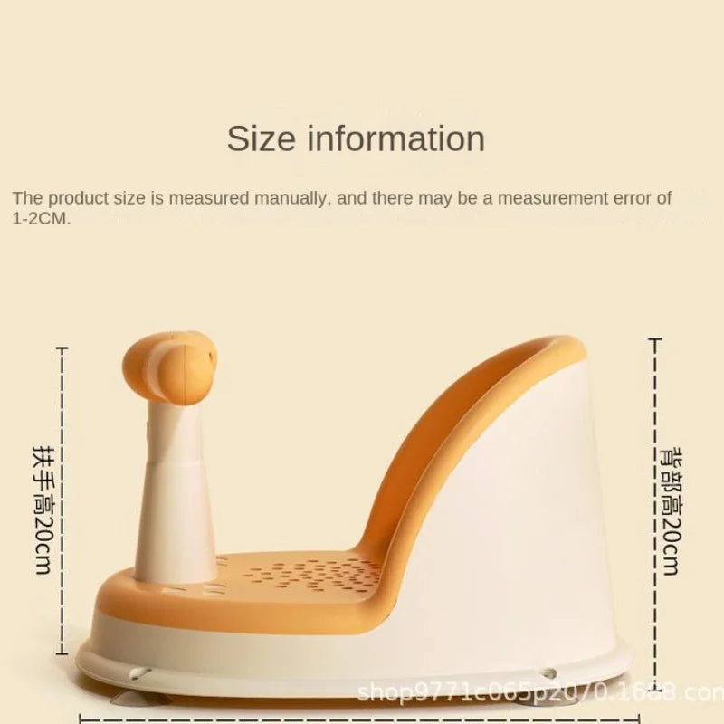 Children's Shower Seat Portable Shower Stand for Newborns and Young