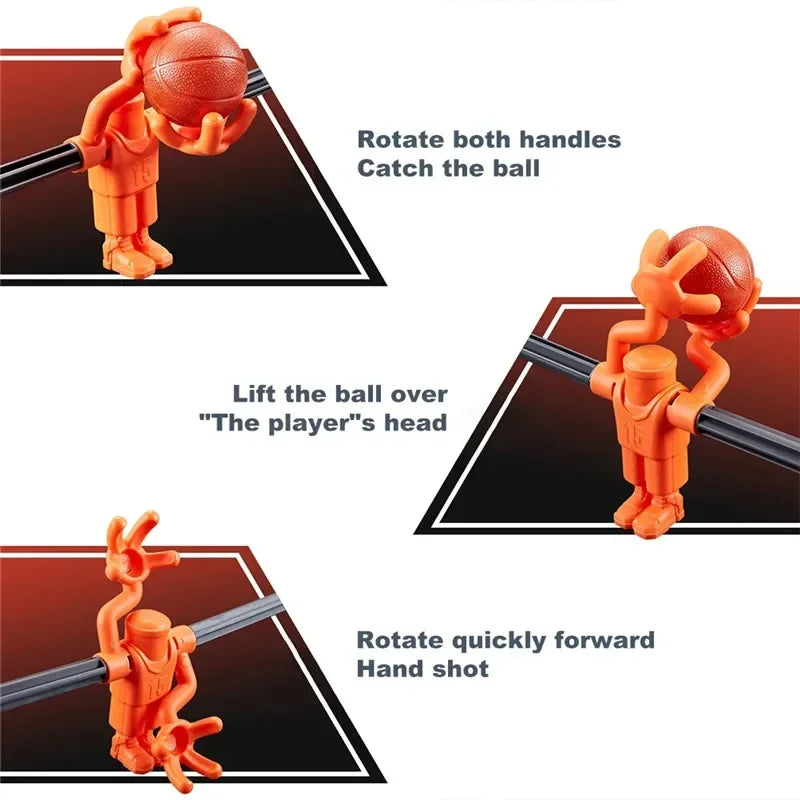 Mini Catapult Fingertip Basketball Toys Portable Party Goal Game