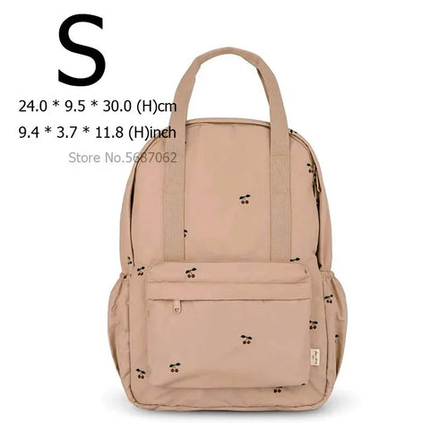 Solid Color with Design Backpack Parent-Child