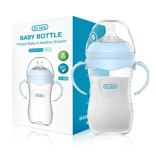 150/240/330ML Baby PP Bottle Newborn Bottle with Handle Milk