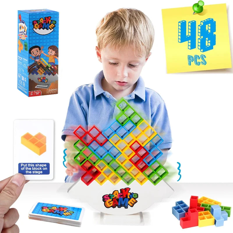 Childrens Stacking Game Building Block Party Game Toys