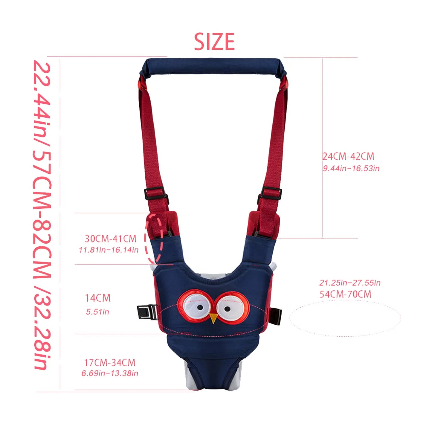 Baby Walker Strap / Detachable / Baby Walking Aid Support Training