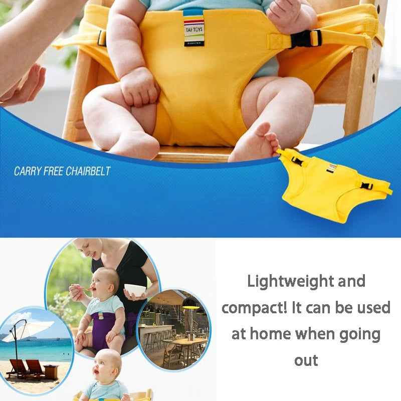 Safety Belt Portable Baby Feeding Chair Belt Travel