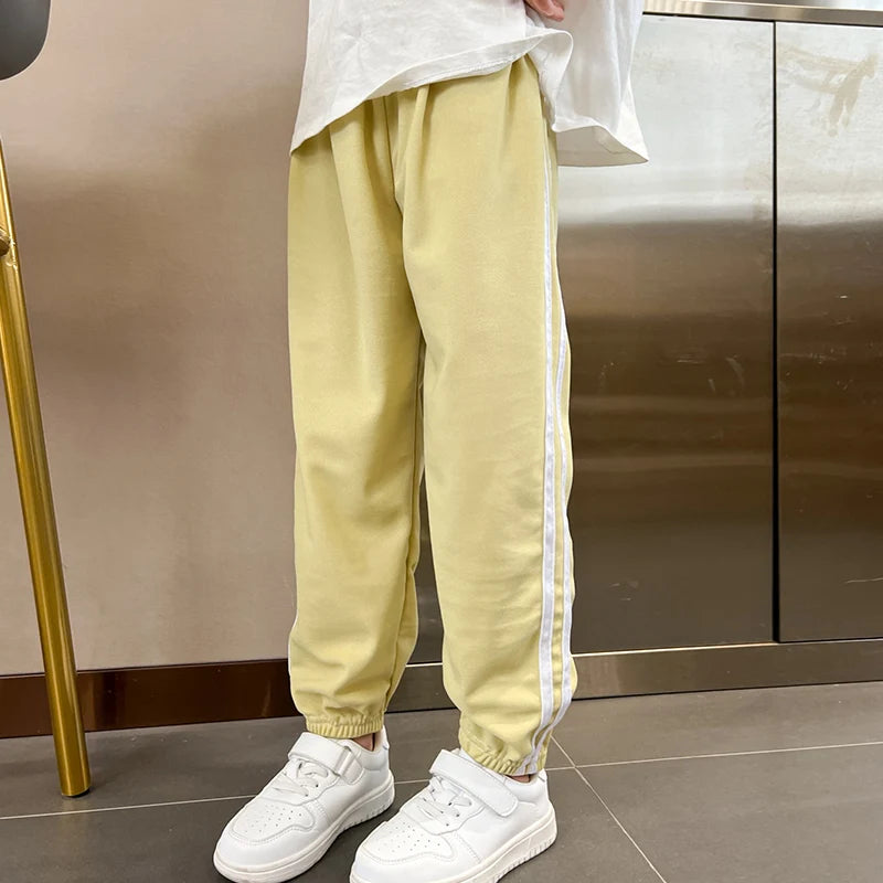1/3 Pieces Children's Summer Solid Color Boys Basic Sports Pants