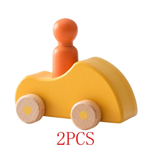 Wooden Train Montessori Baby Educational Toy