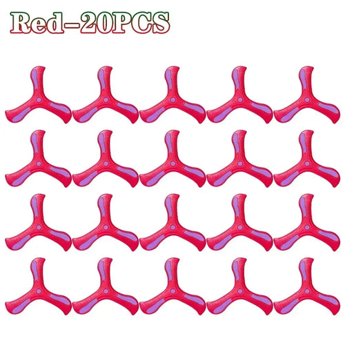 Children Soft Boomerang Toy Three-leaf Cross Outdoor Flying Disc Games