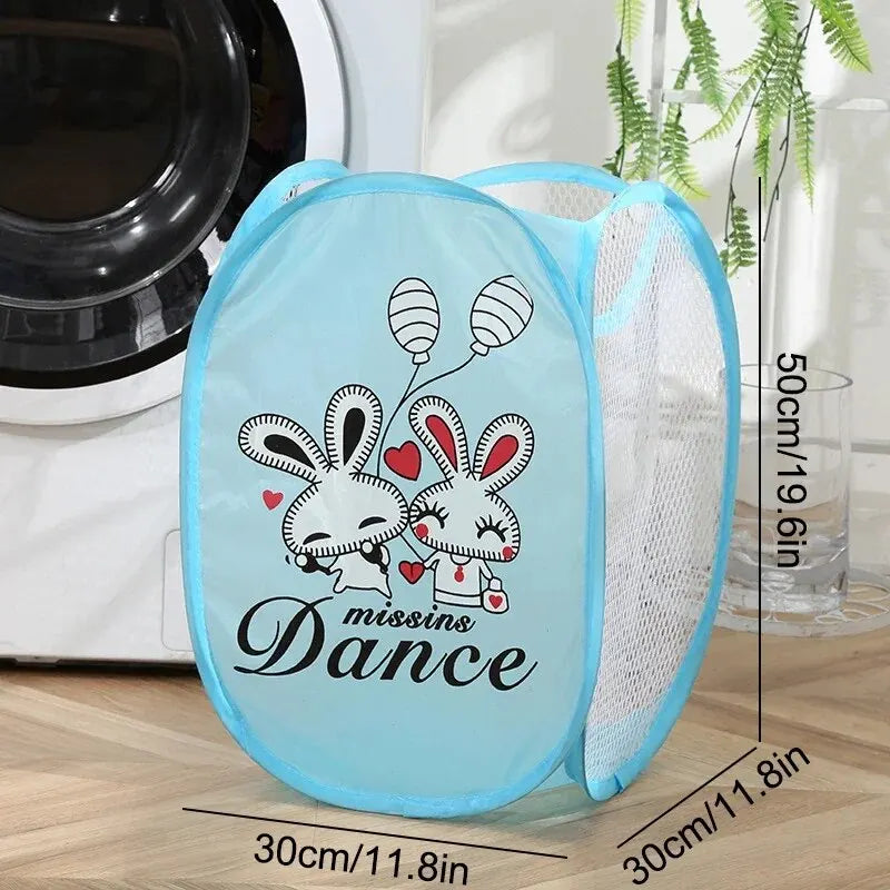 Dirty Clothes Folding Basket Household Children's Toy Storage (Random)