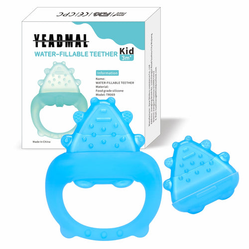 Freezable Baby Silicone Teething Toys – Cooling Relief for Babies 0-12