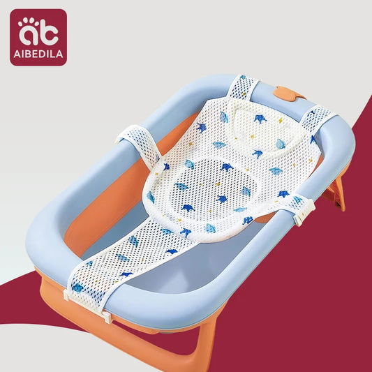 Newborn Adjustable Bathtub Pillow Seat Cushion Cross-shaped Anti-slip