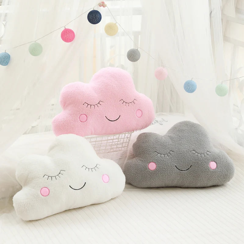 Stuffed Cloud Moon Star Plush Pillow Soft Cushion Toys