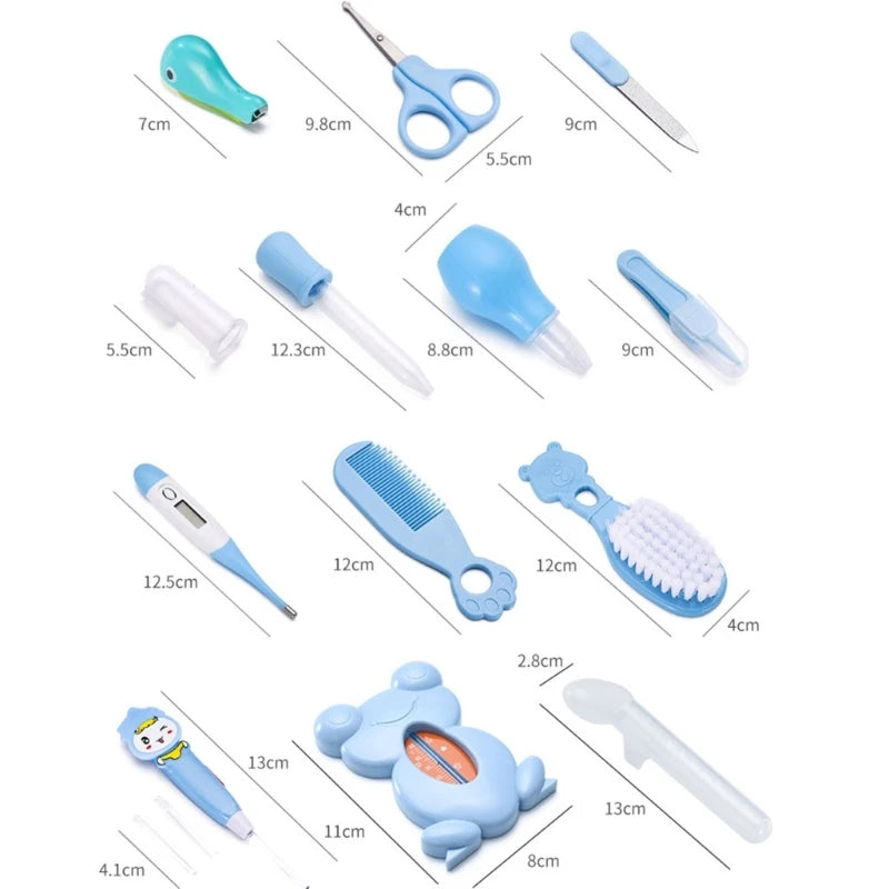 8/13Pcs/set Newborn Baby Care Kit Kid Toiletries Baby Kids Nail Hair